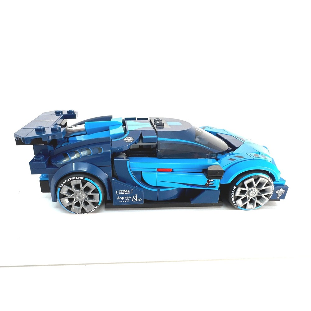 LEGO Speed Champions Bugatti Vision GT 77253 Car Incomplete No Minifigure